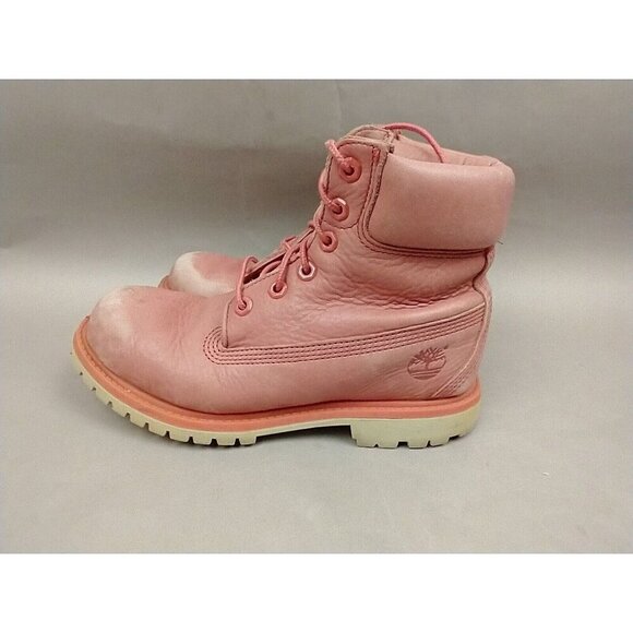 Pink Lace-Up Ankle Boots - Picture 4 of 16